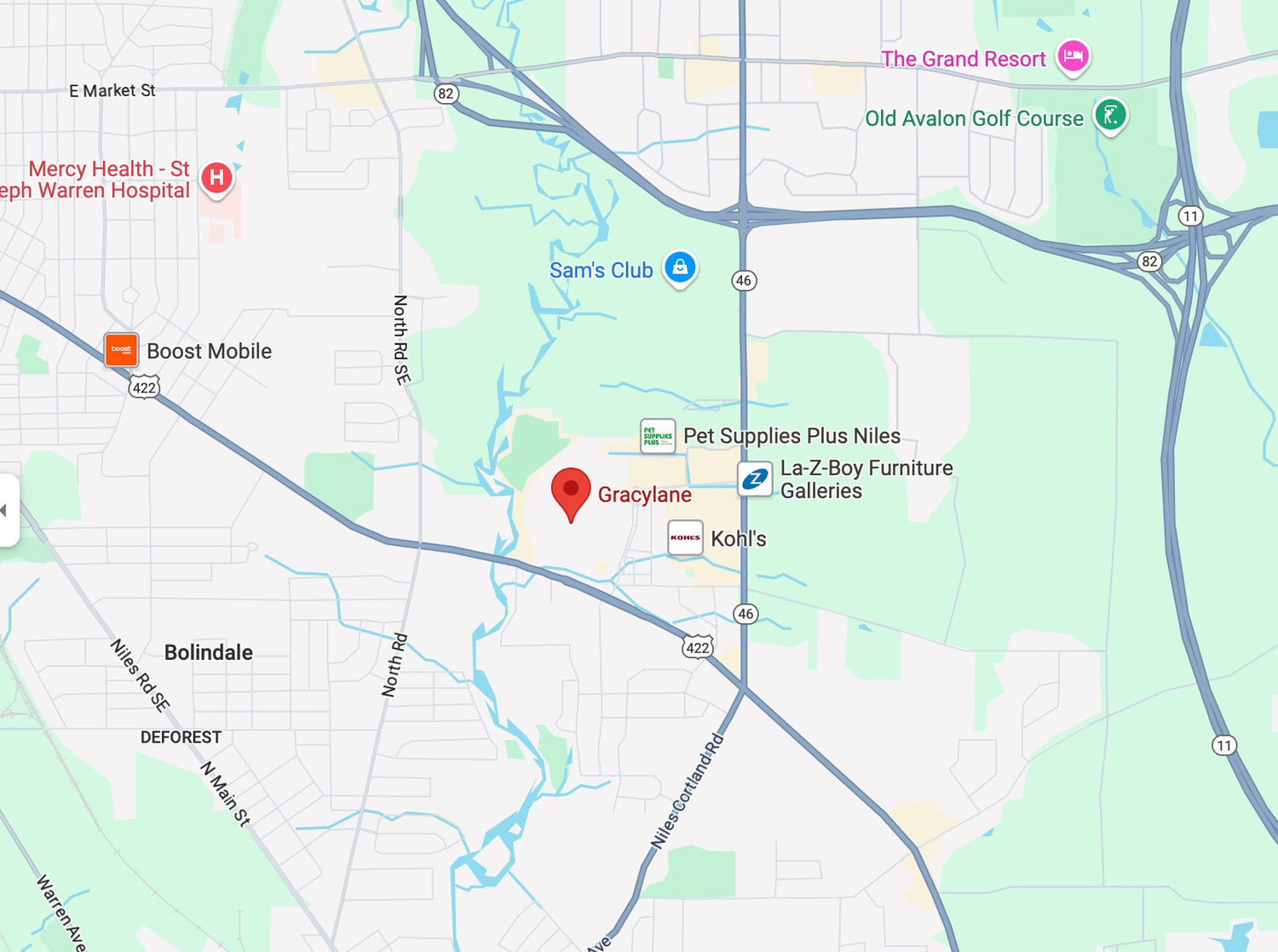 Find a Store Gracylane